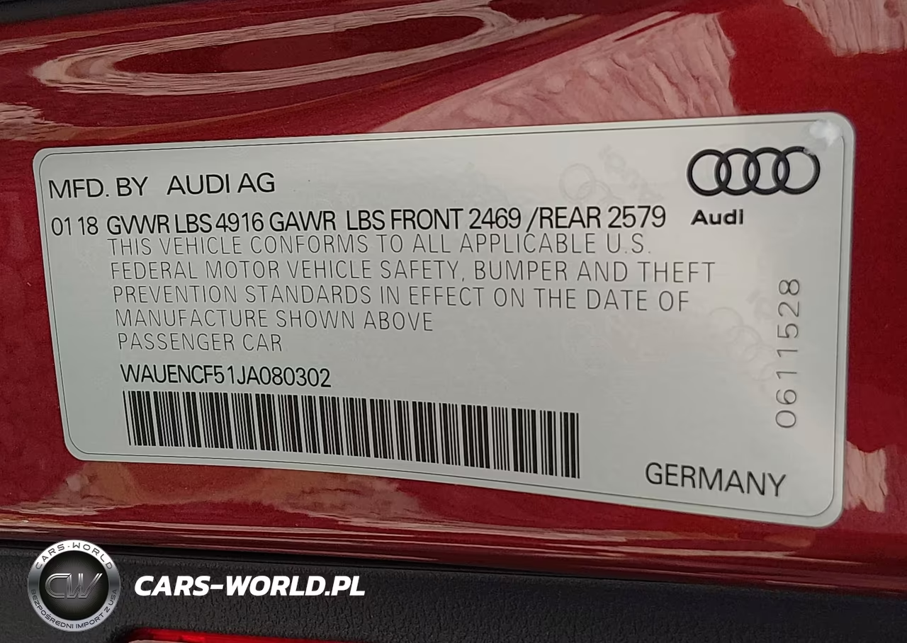 2018 Audi A5 2.0T Premium VIN:WAUENCF51JA080302 - 9
