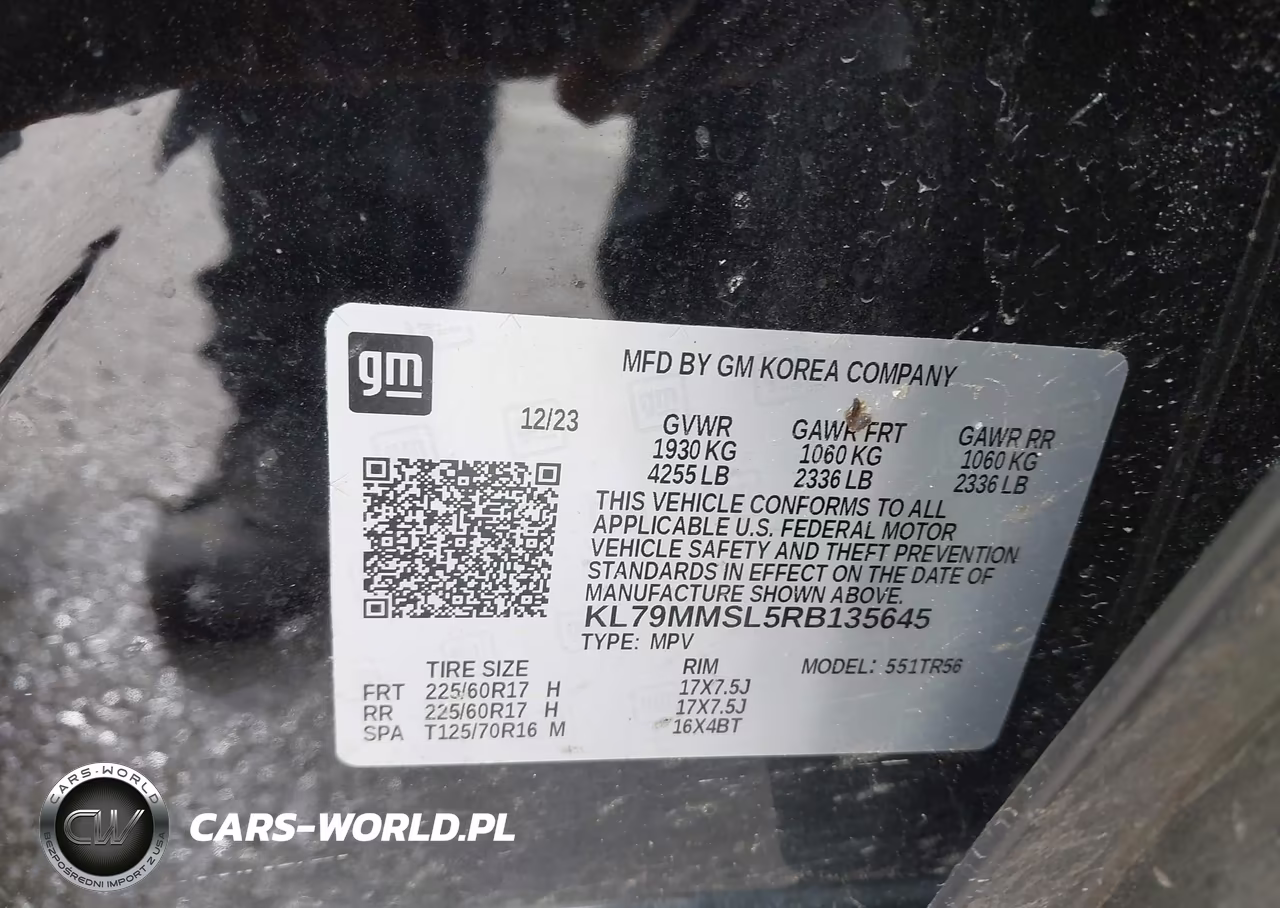 2024 Chevrolet Trailblazer Fwd Ls VIN:KL79MMSL5RB135645 - 9