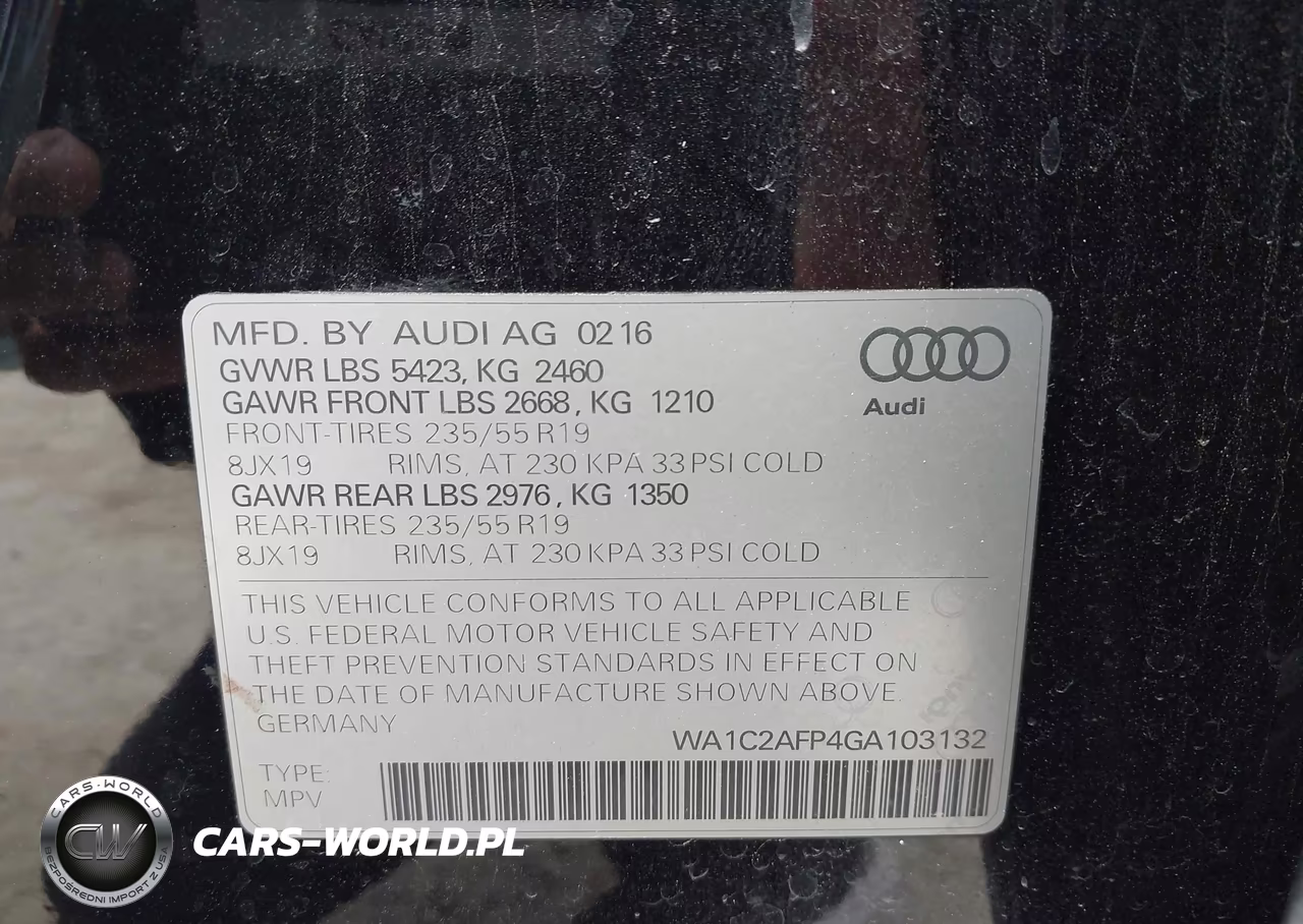 2016 Audi Q5 2.0T Premium VIN:WA1C2AFP4GA103132 - 9