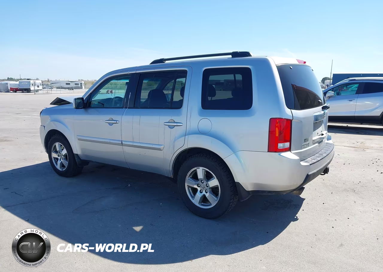 2010 Honda Pilot Ex-L VIN:5FNYF4H67AB032531 - 3