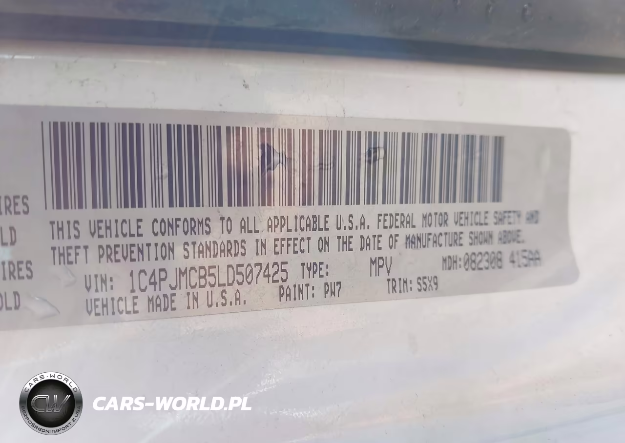 2020 Jeep Cherokee Latitude 4X4 VIN:1C4PJMCB5LD507425 - 9