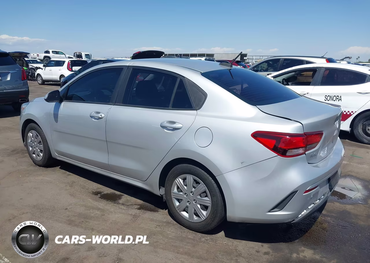 2022 Kia Rio Lx VIN:3KPA24ADXNE462524 - 3