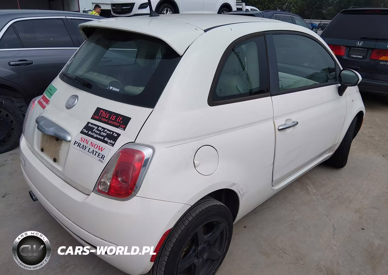 2013 Fiat 500 Pop VIN:3C3CFFAR6DT544916 - 4