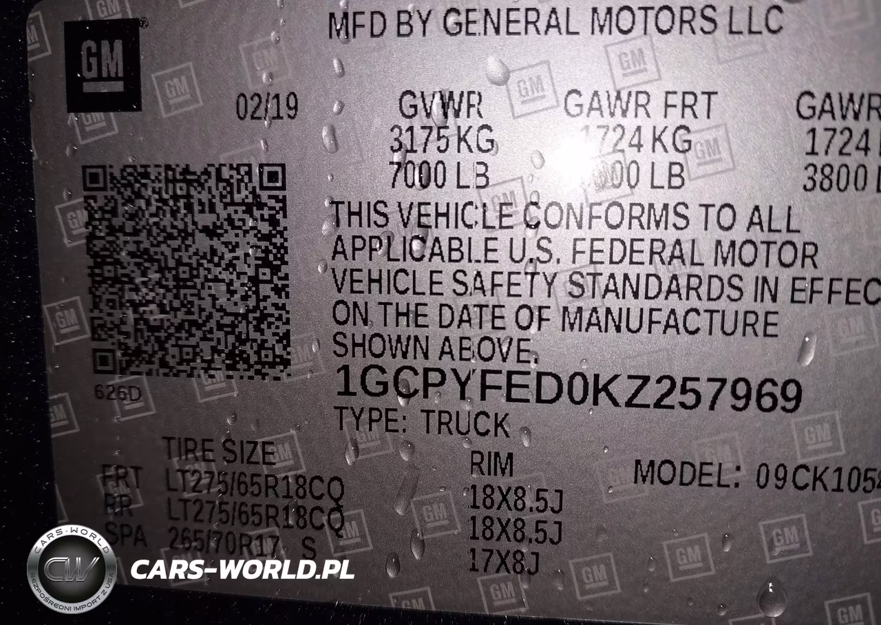 2019 Chevrolet Silverado 1500 Lt Trail Boss VIN:1GCPYFED0KZ257969 - 9