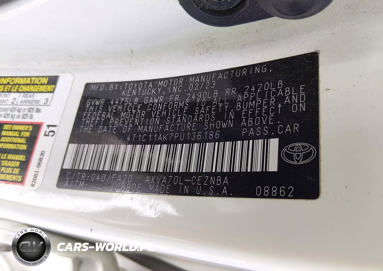2023 Toyota Camry Le VIN:4T1C11AK7PU136186 - 9