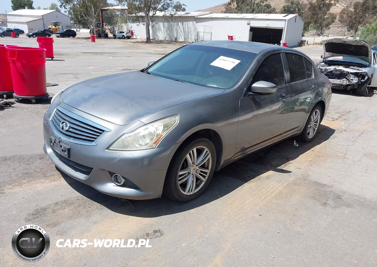2012 Infiniti G37X VIN:JN1CV6AR5CM675096 - 2