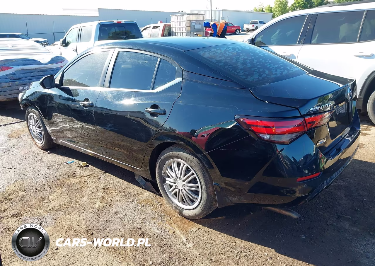 2020 Nissan Sentra S Xtronic Cvt VIN:3N1AB8BVXLY259095 - 3
