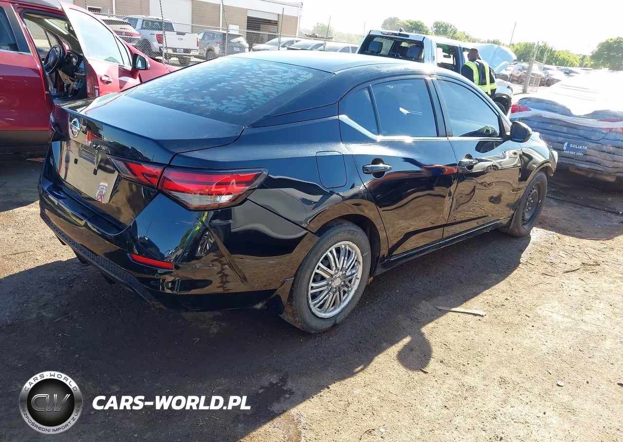 2020 Nissan Sentra S Xtronic Cvt VIN:3N1AB8BVXLY259095 - 4