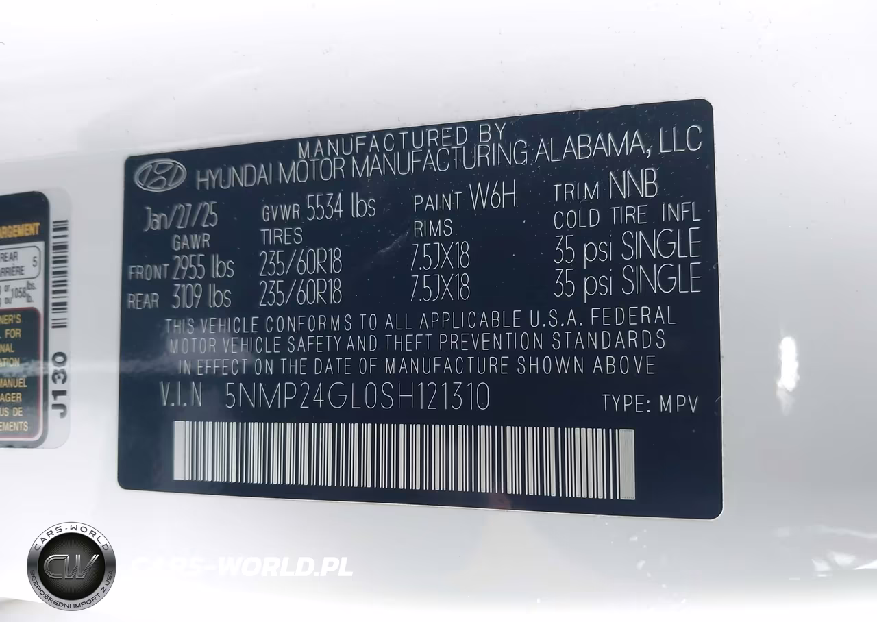 2025 Hyundai Santa Fe Sel VIN:5NMP24GL0SH121310 - 9