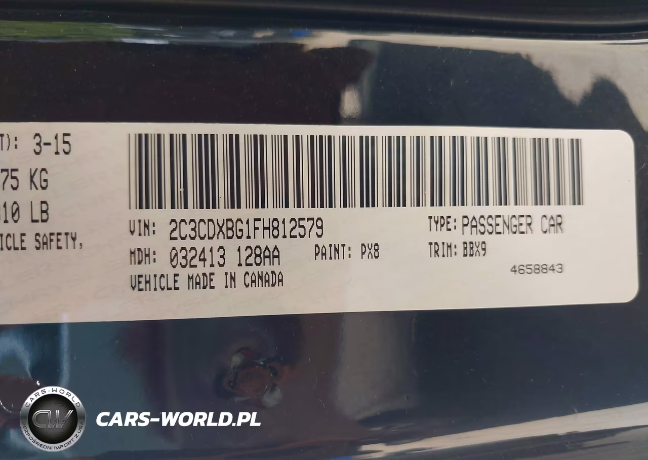 2015 Dodge Charger Se VIN:2C3CDXBG1FH812579 - 9