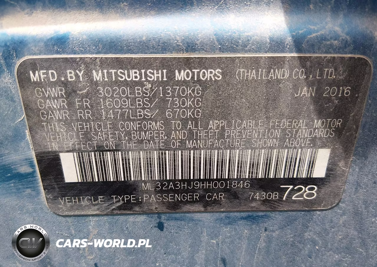 2017 Mitsubishi Mirage Es VIN:ML32A3HJ9HH001846 - 9