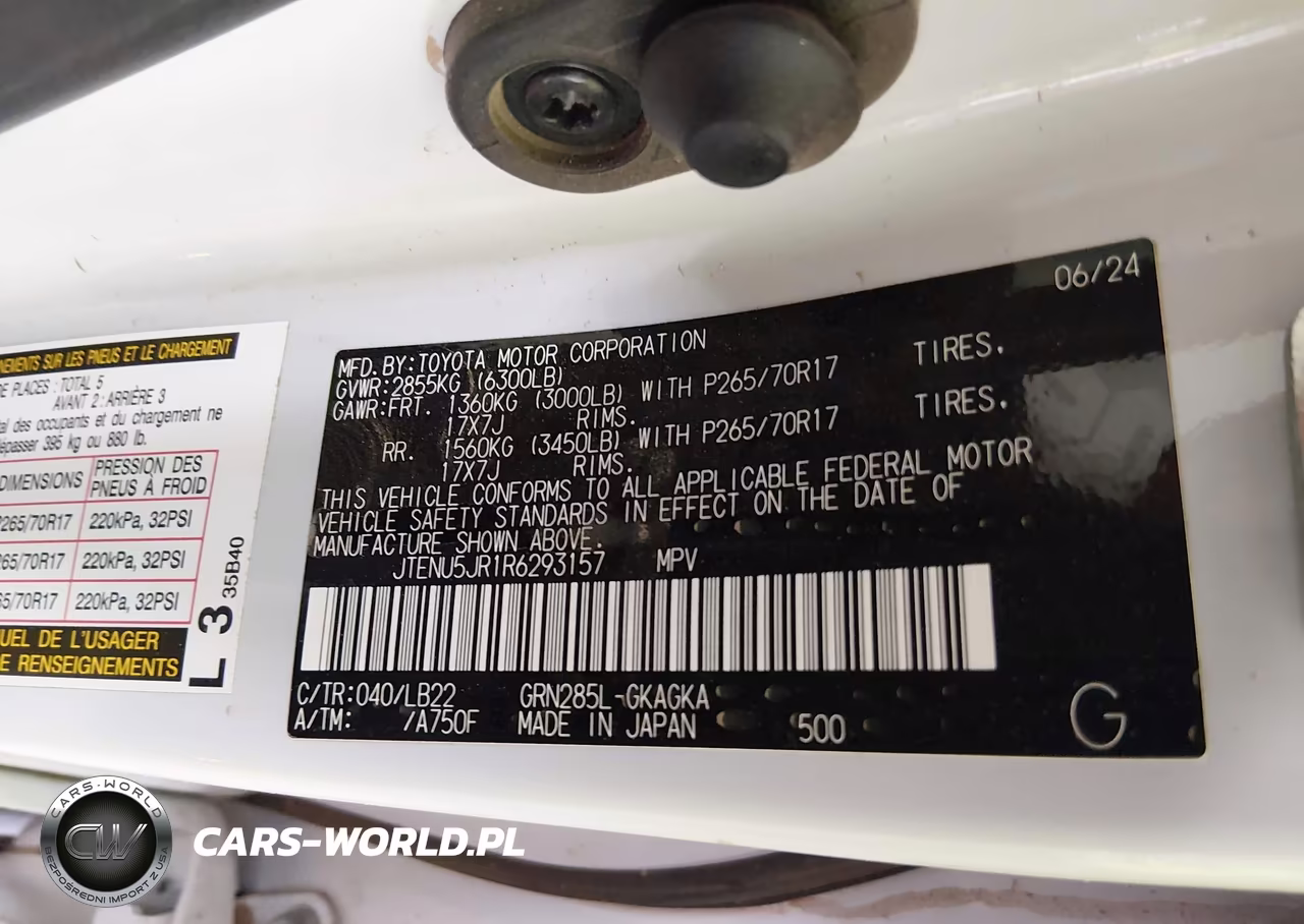 2024 Toyota 4Runner Sr5 Premium VIN:JTENU5JR1R6293157 - 9
