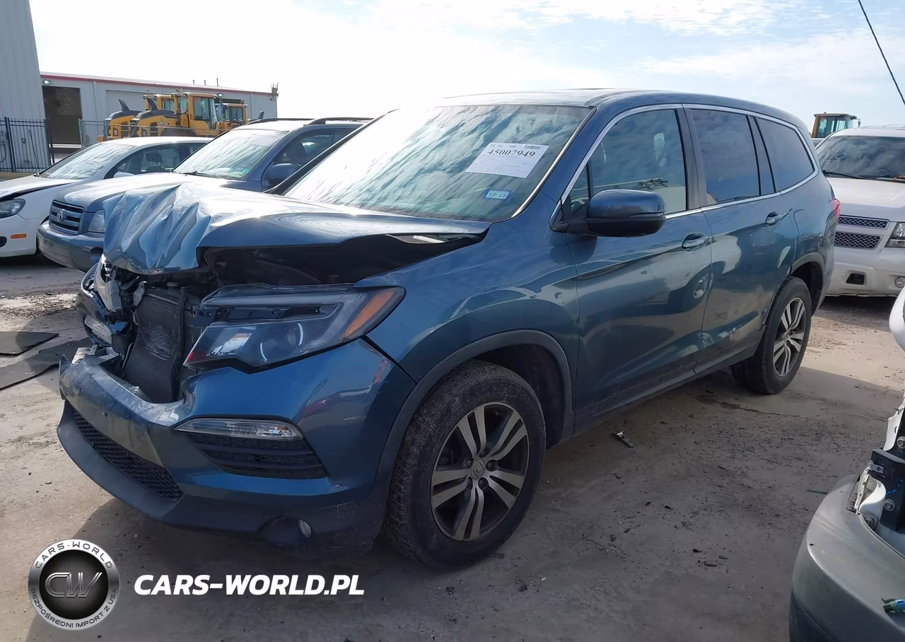 2016 Honda Pilot Ex-L VIN:5FNYF5H78GB005362 - 2