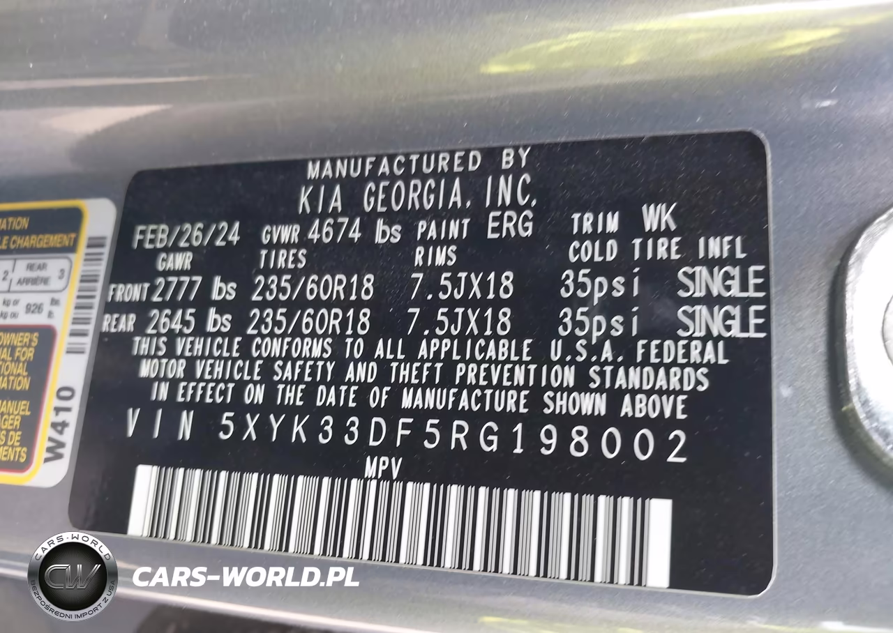 2024 Kia Sportage Ex VIN:5XYK33DF5RG198002 - 9