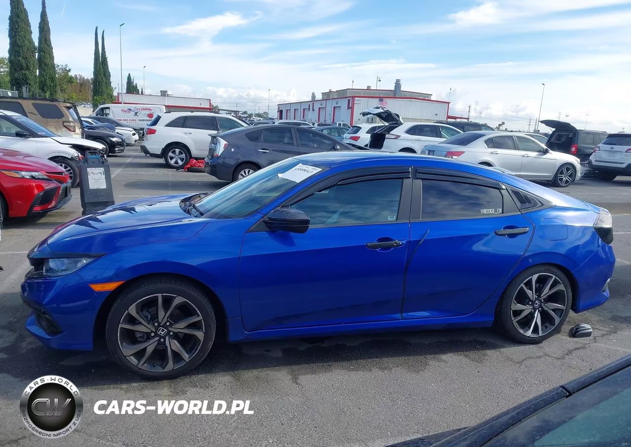 2019 Honda Civic Sport VIN:2HGFC2F87KH520528 - 14