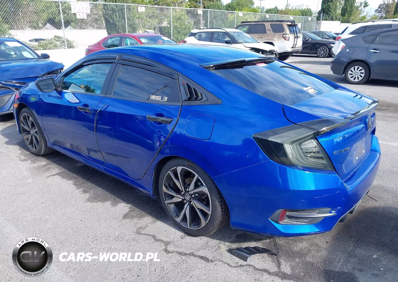 2019 Honda Civic Sport VIN:2HGFC2F87KH520528 - 3