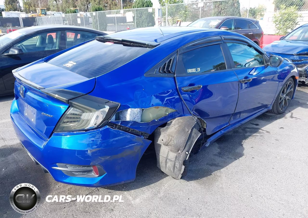 2019 Honda Civic Sport VIN:2HGFC2F87KH520528 - 4