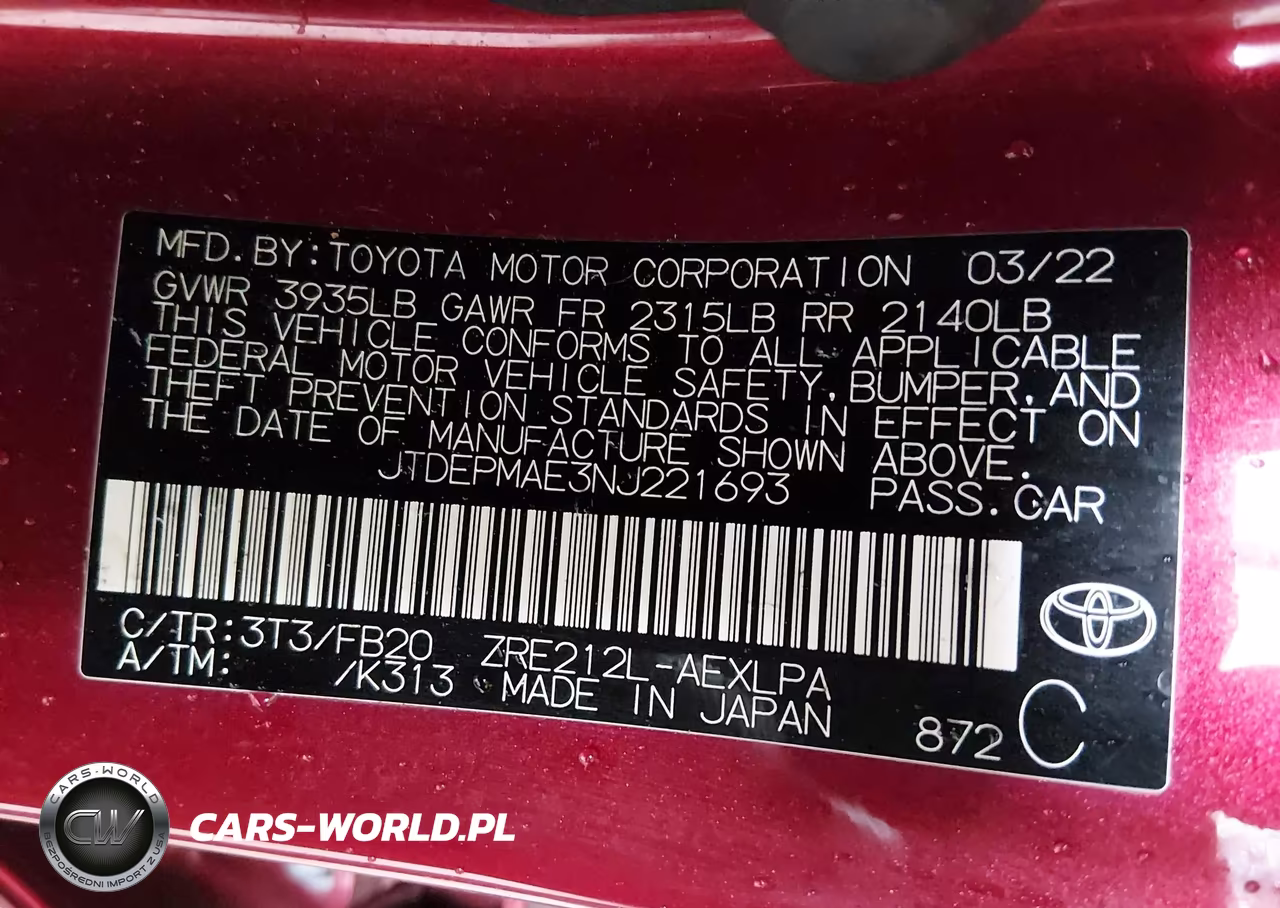 2022 Toyota Corolla Le VIN:JTDEPMAE3NJ221693 - 9
