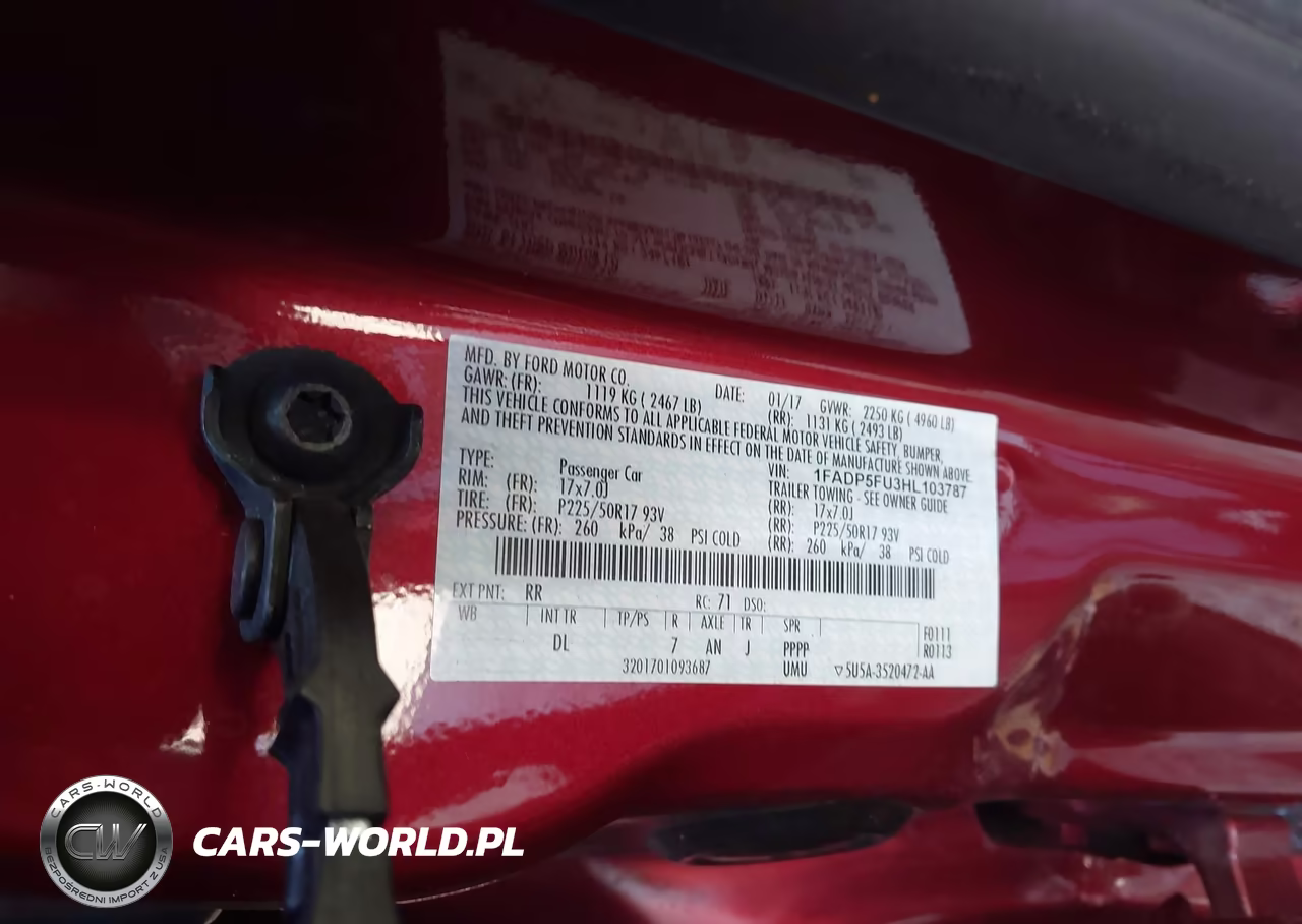 2017 Ford C-Max Energi Titanium VIN:1FADP5FU3HL103787 - 9