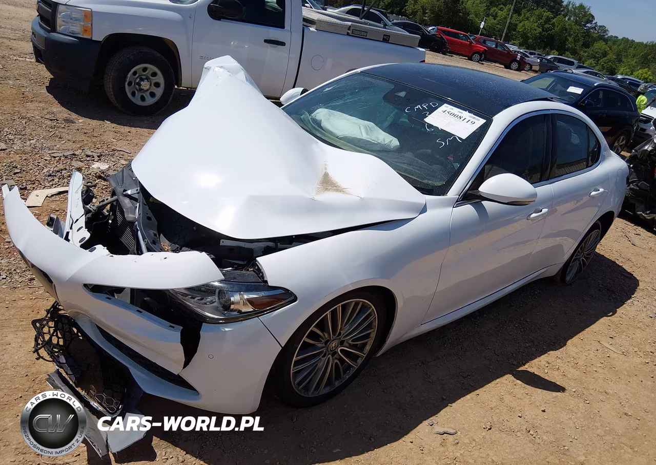 2019 Alfa Romeo Giulia Ti Lusso Awd VIN:ZARFANBN7K7606991 - 2