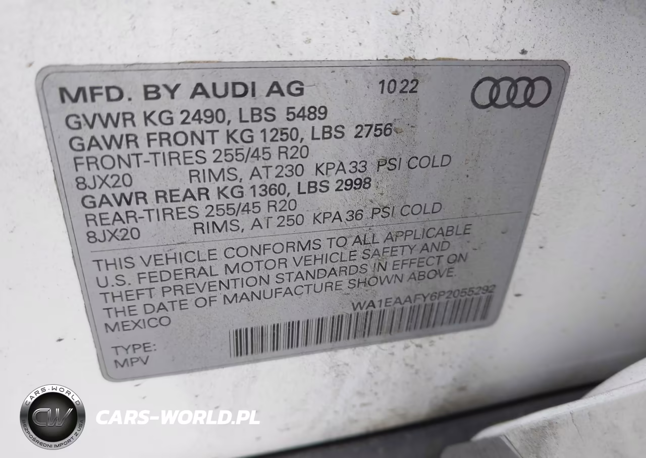 2023 Audi Q5 Premium Plus 45 Tfsi S Line Quattro VIN:WA1EAAFY6P2055292 - 9