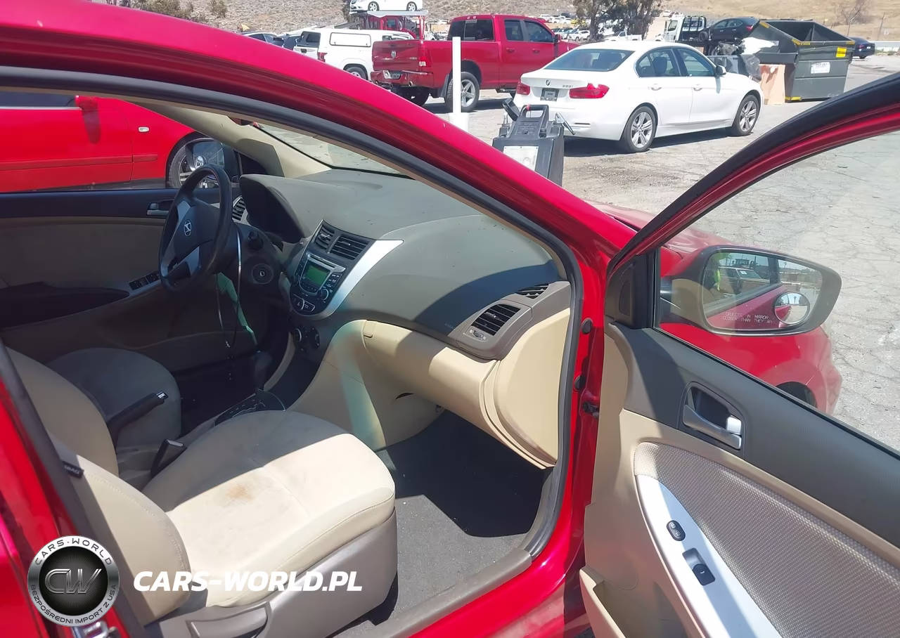 2013 Hyundai Accent Gls VIN:KMHCT4AE3DU315701 - 5