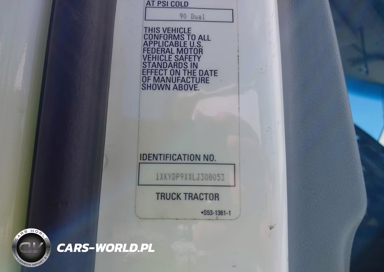 2020 Kenworth T680 VIN:1XKYDP9XXLJ308053 - 8