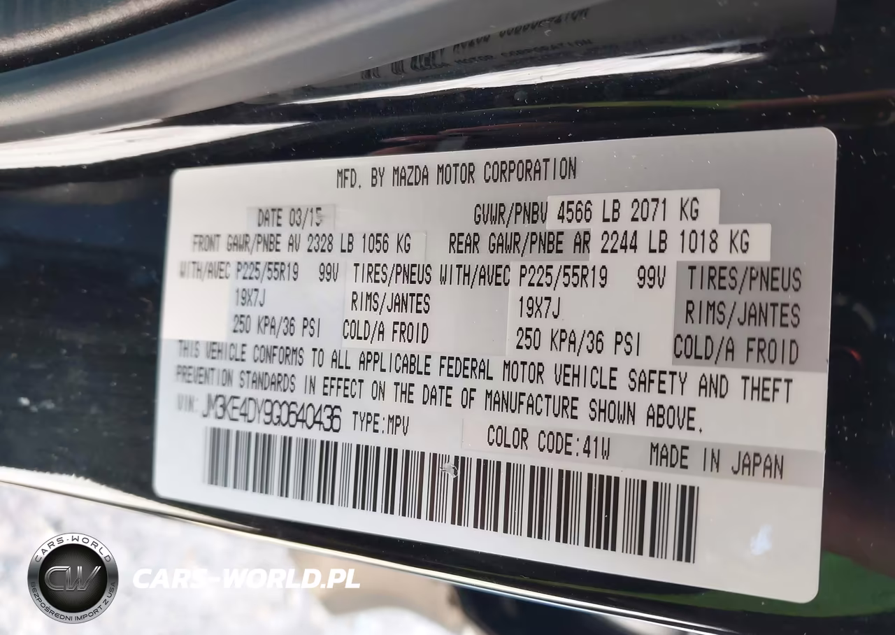 2016 Mazda Cx-5 Gt VIN:JM3KE4DY9G0640436 - 9