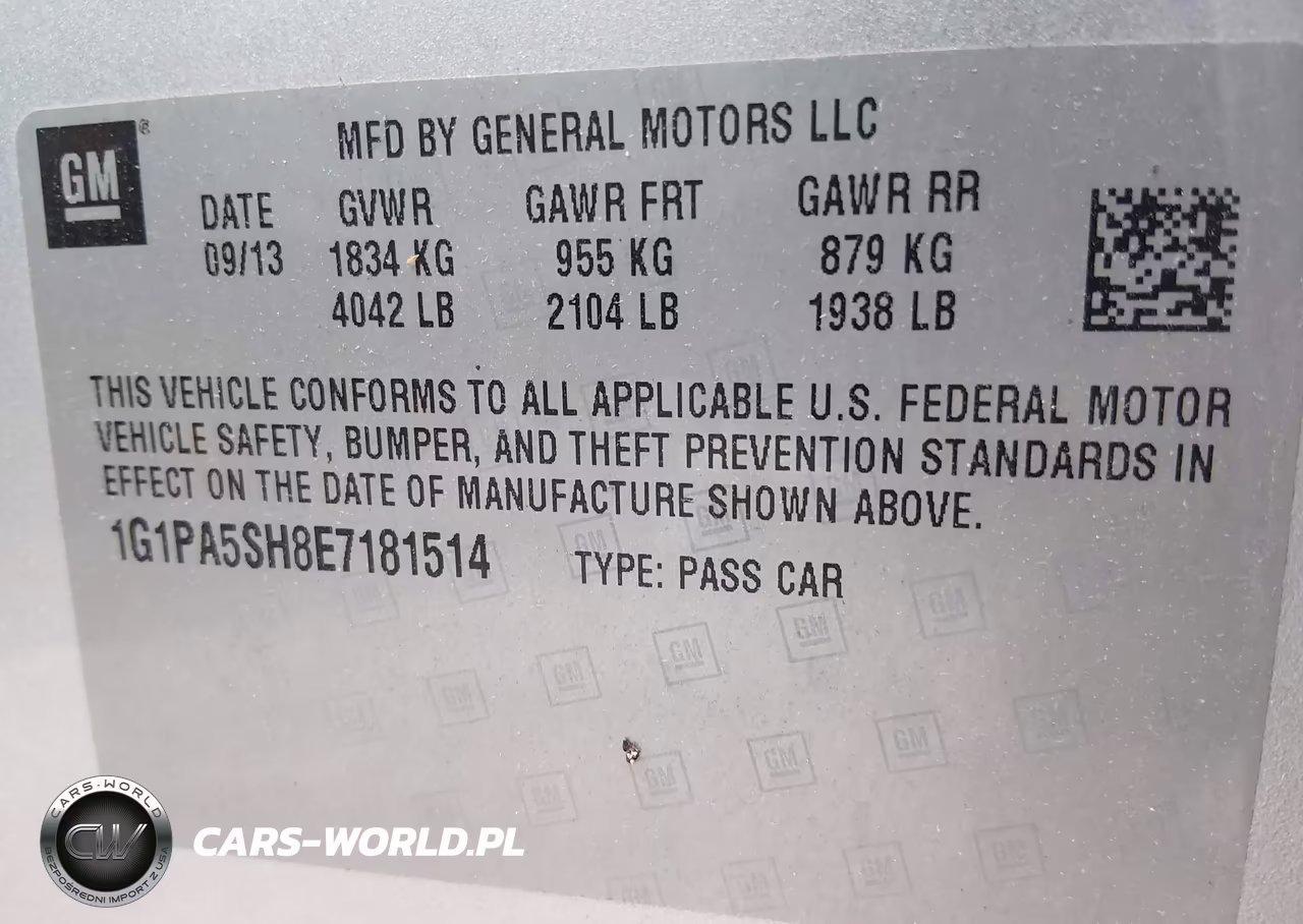 2014 Chevrolet Cruze Ls Auto VIN:1G1PA5SH8E7181514 - 9
