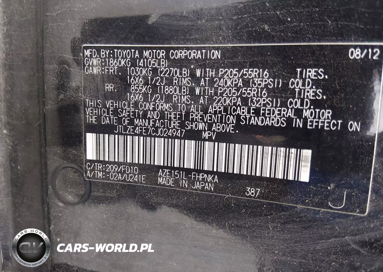 2012 Scion Xb VIN:JTLZE4FE7CJ024947 - 9