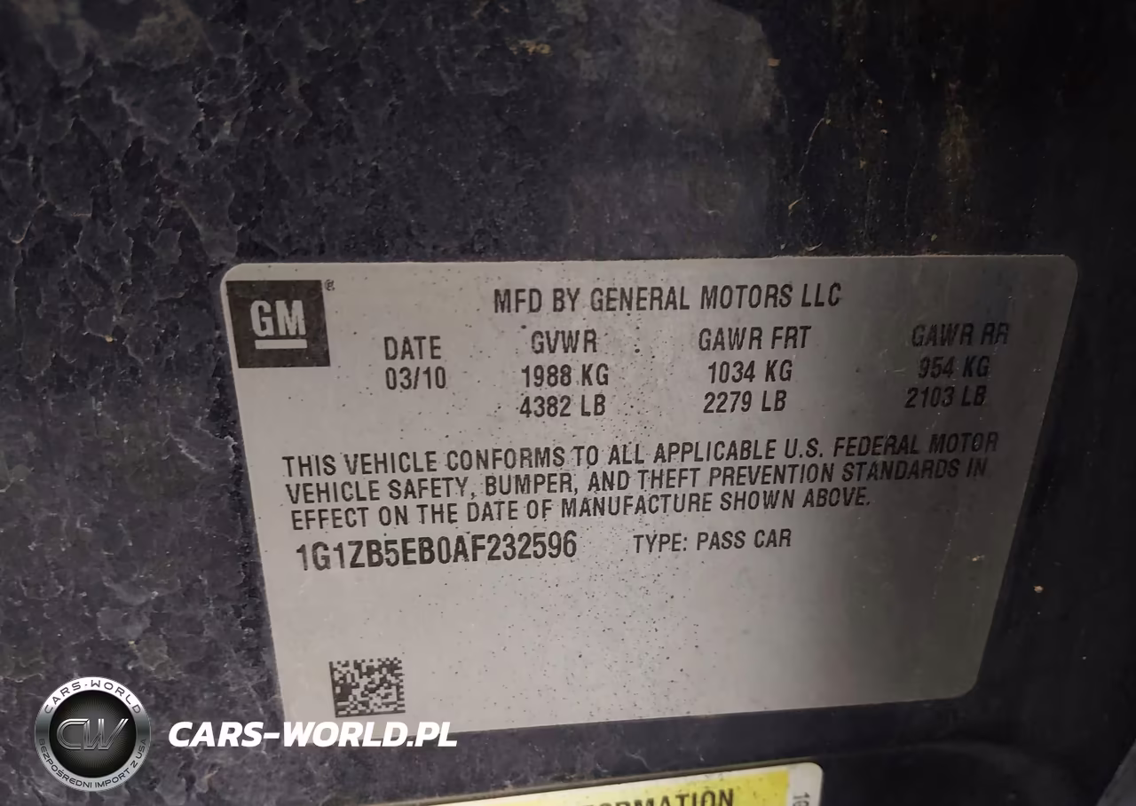 2010 Chevrolet Malibu Ls VIN:1G1ZB5EB0AF232596 - 9