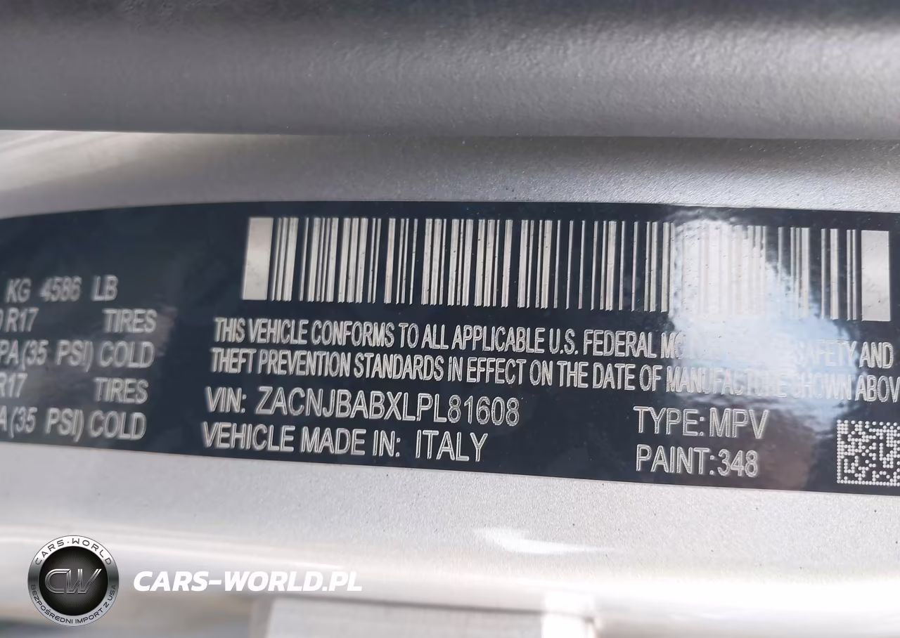 2020 Jeep Renegade Upland 4X4 VIN:ZACNJBABXLPL81608 - 9