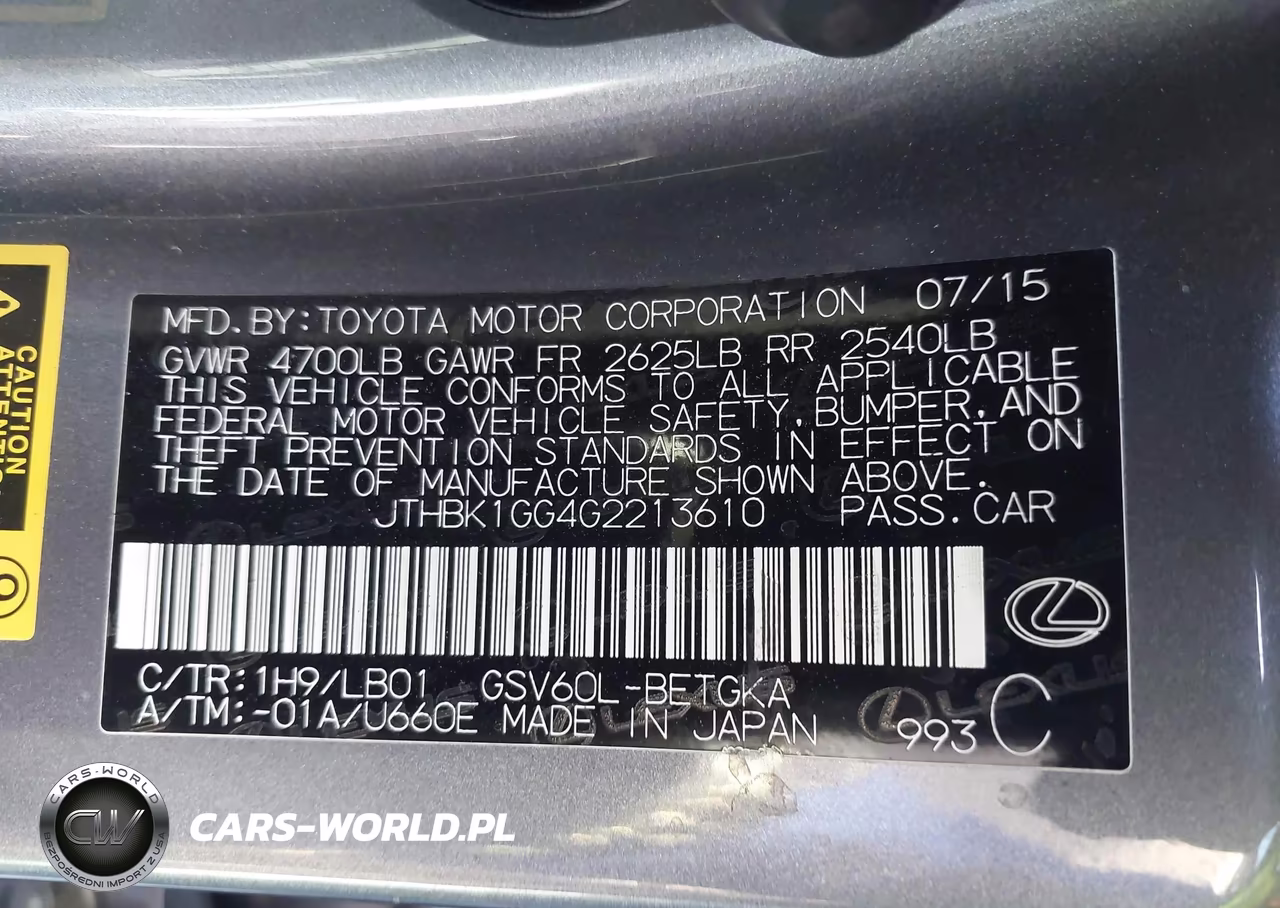 2016 Lexus Es 350 VIN:JTHBK1GG4G2213610 - 9