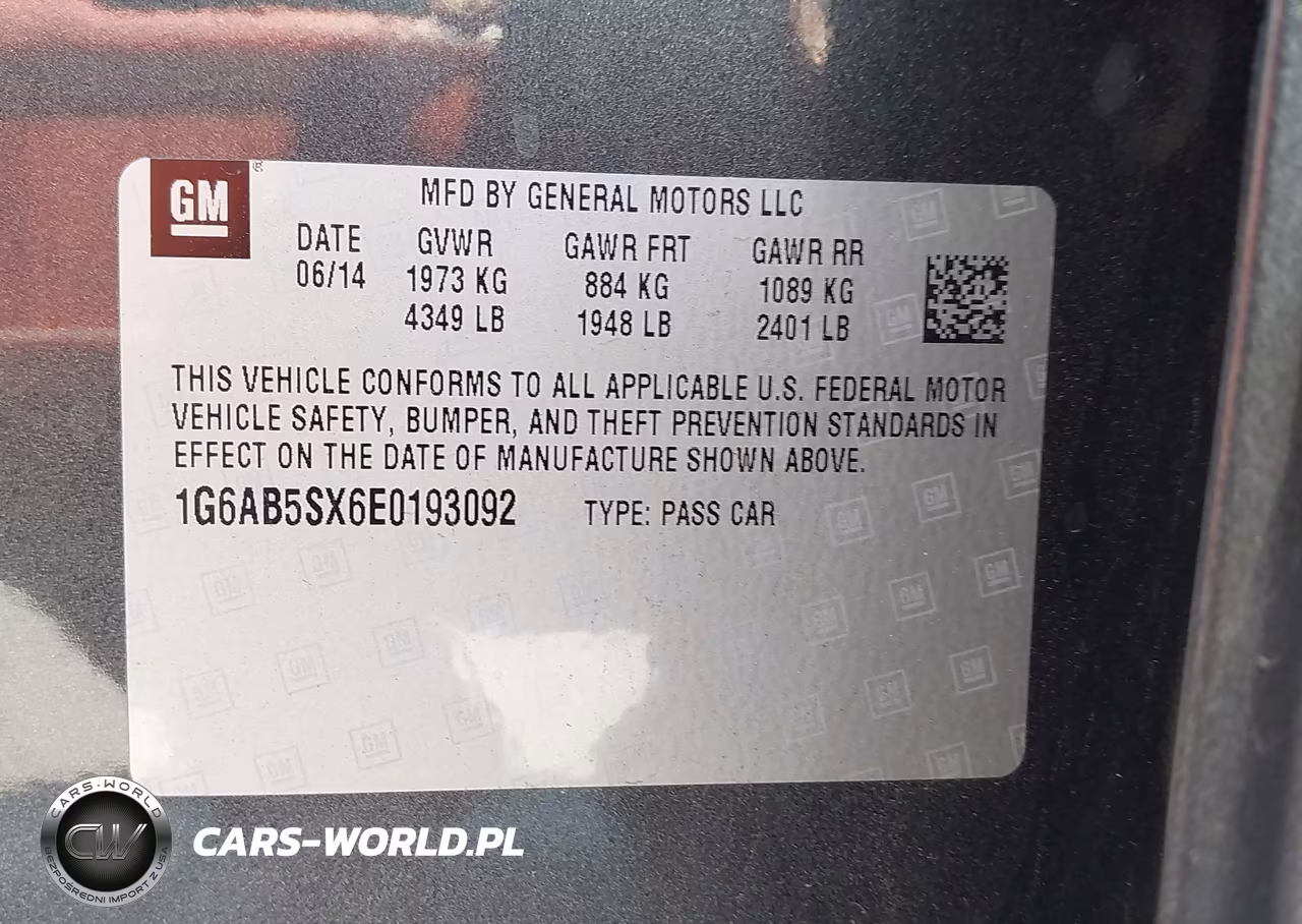 2014 Cadillac Ats Luxury VIN:1G6AB5SX6E0193092 - 9