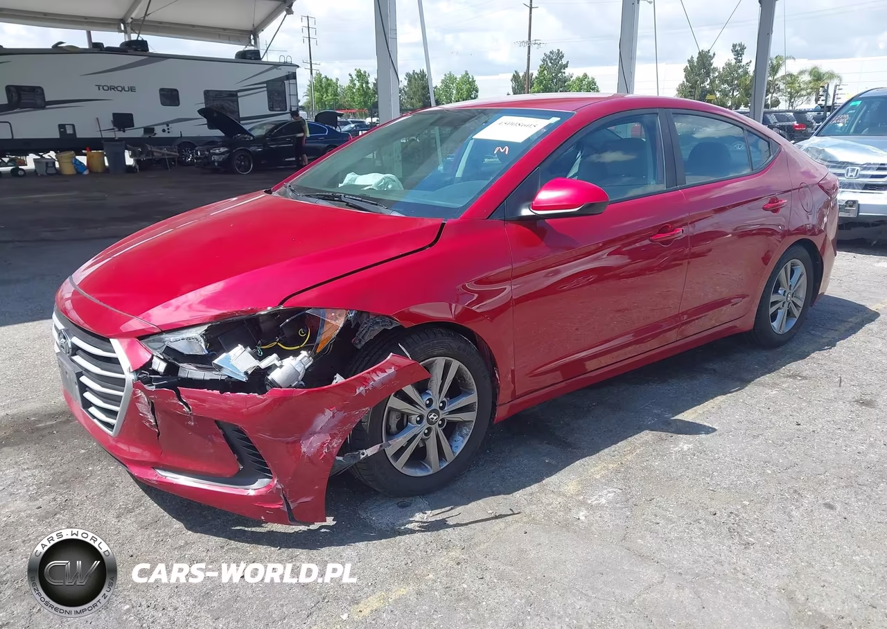 2017 Hyundai Elantra Se VIN:KMHD84LF6HU402848 - 2
