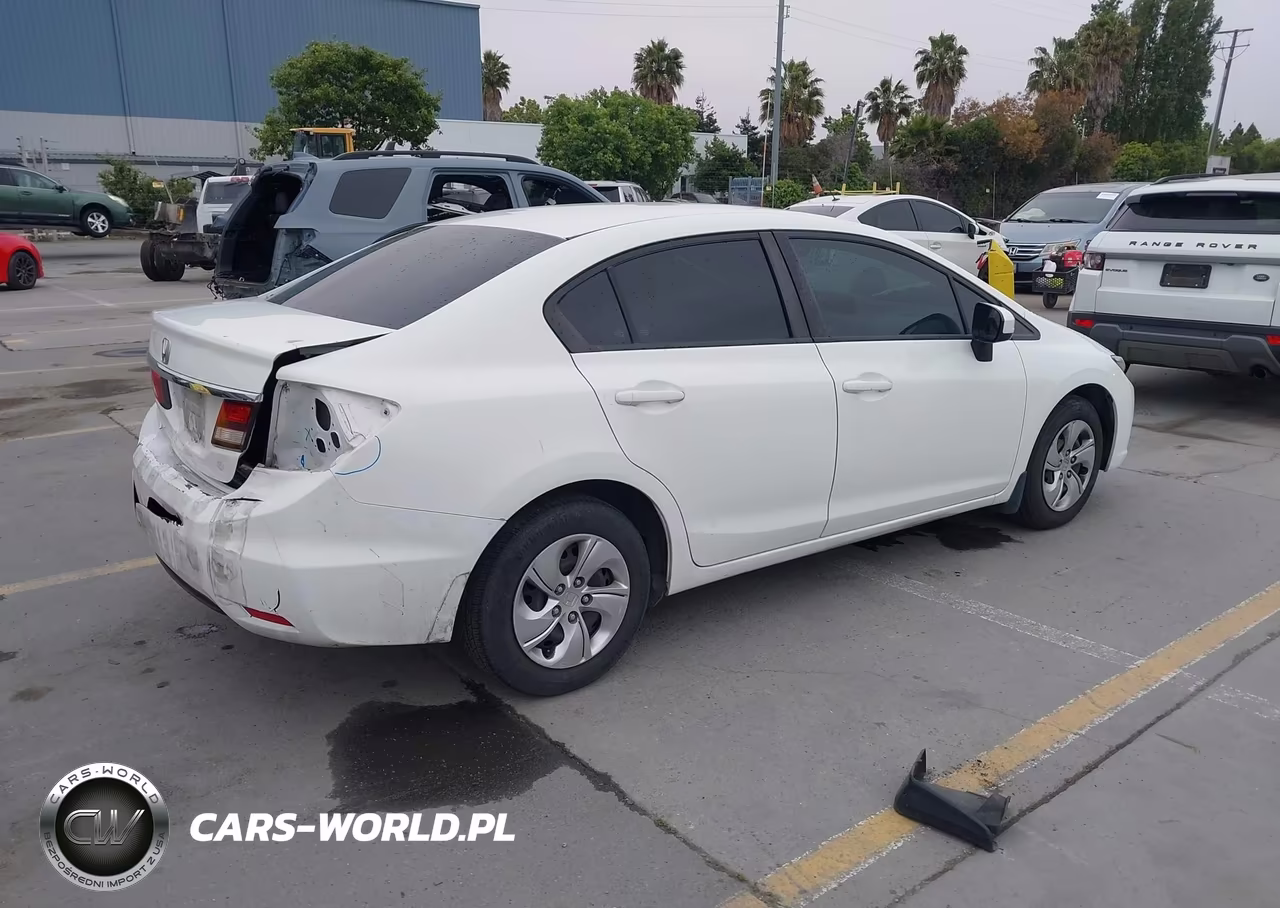 2015 Honda Civic Lx VIN:19XFB2F5XFE702944 - 4