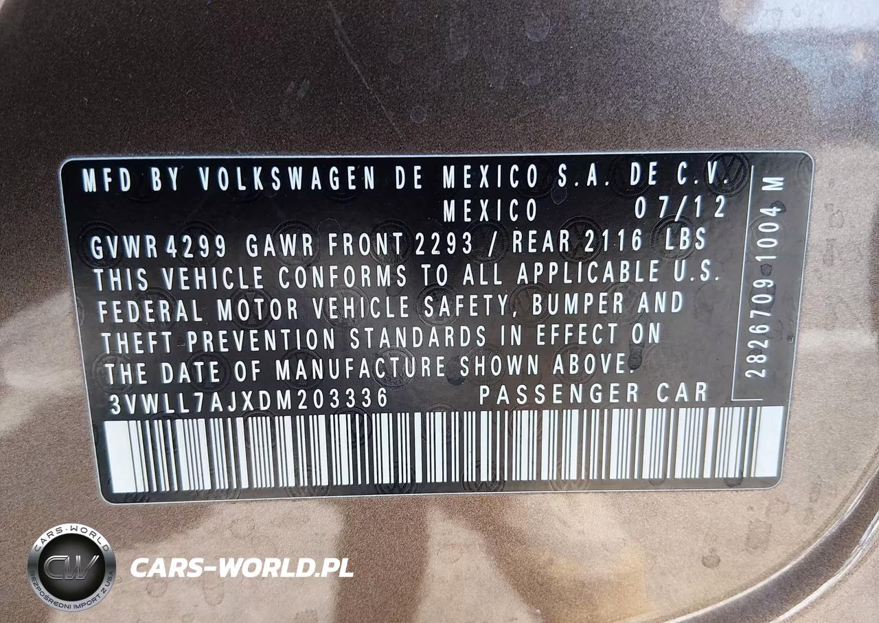 2013 Volkswagen Jetta 2.0L Tdi VIN:3VWLL7AJXDM203336 - 9