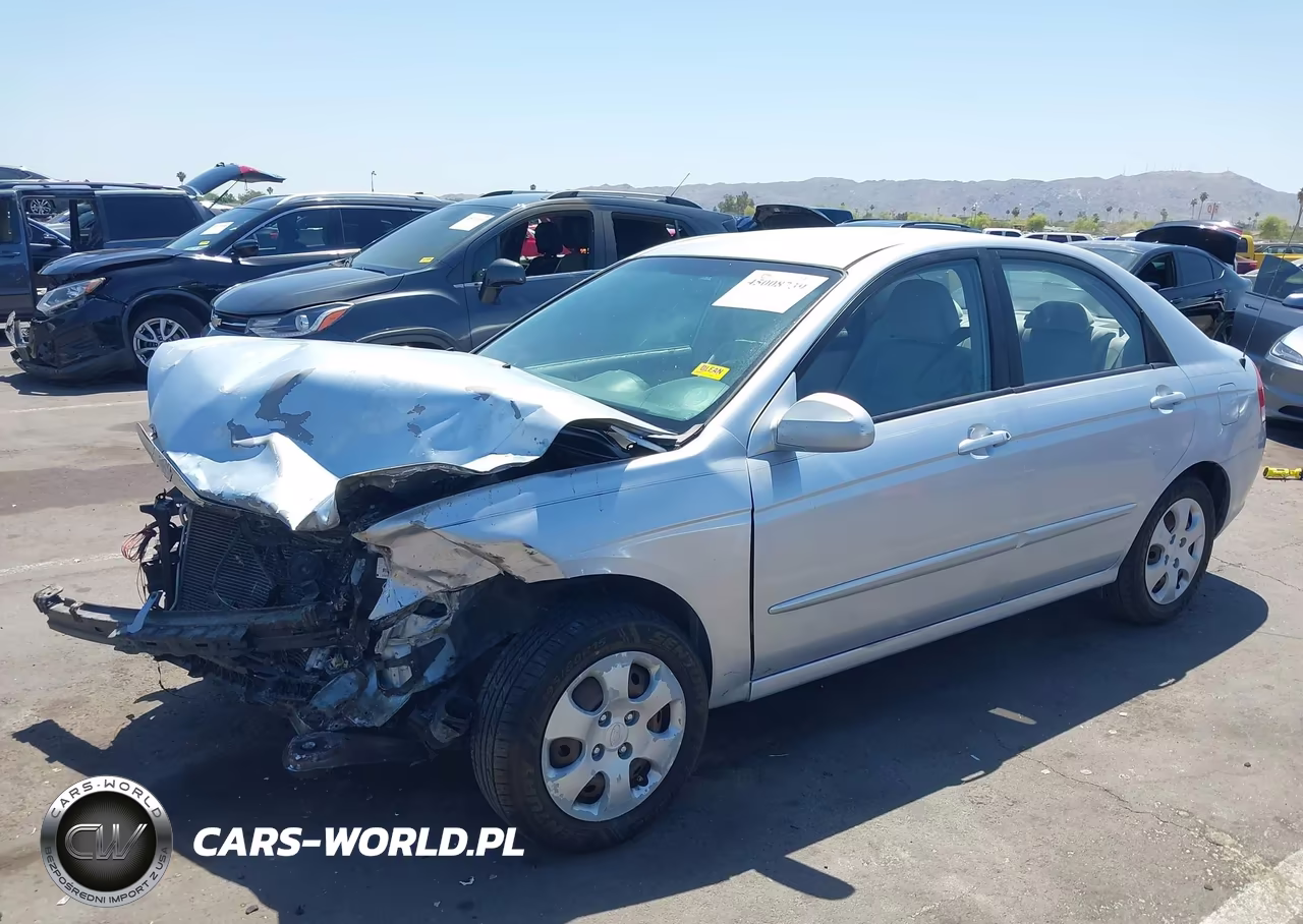 2007 Kia Spectra Ex VIN:KNAFE121475423567 - 2