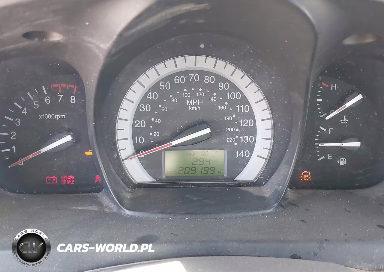 2007 Kia Spectra Ex VIN:KNAFE121475423567 - 7