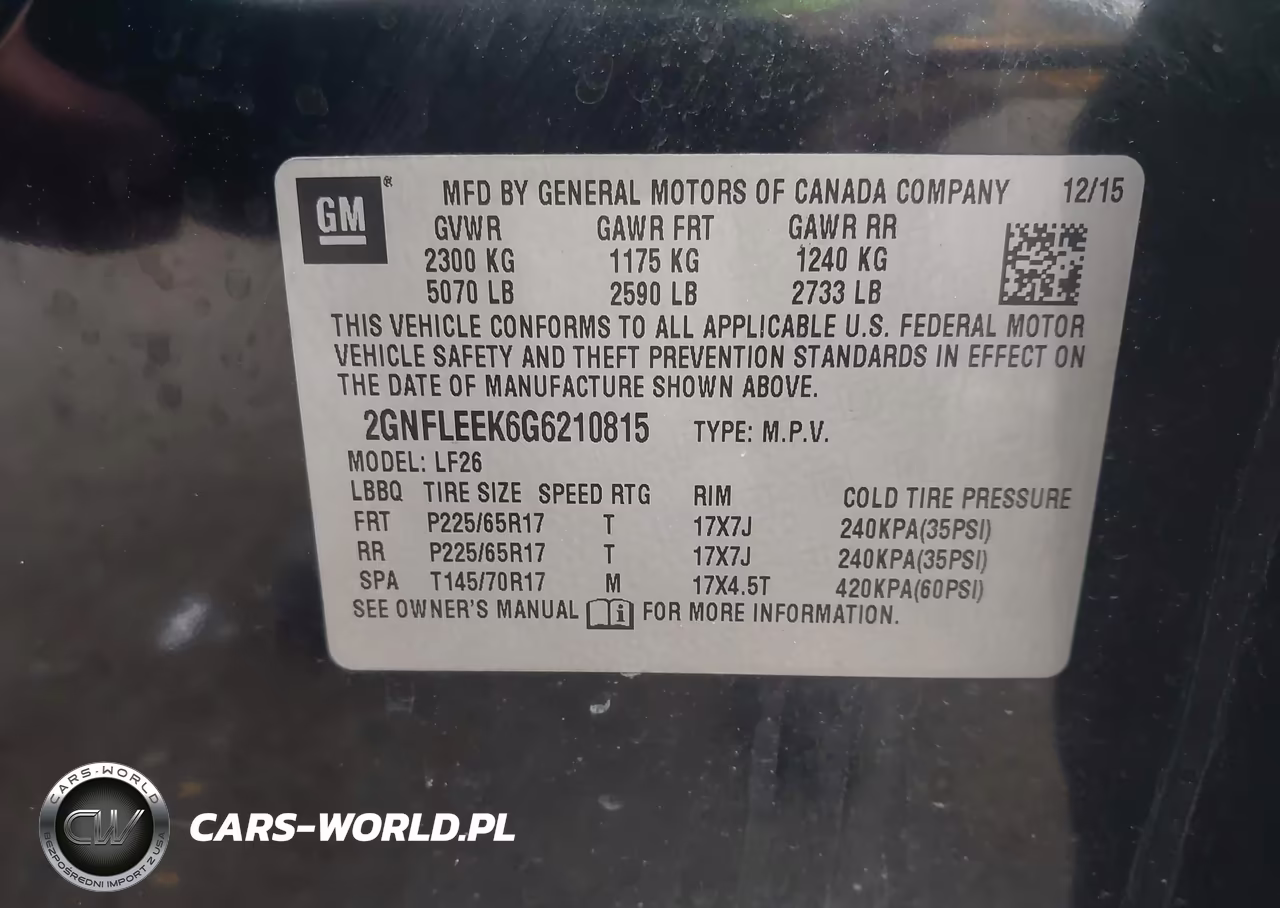2016 Chevrolet Equinox Ls VIN:2GNFLEEK6G6210815 - 9