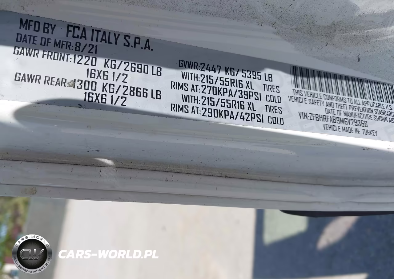 2021 Ram Promaster City Tradesman VIN:ZFBHRFAB9M6V29366 - 9