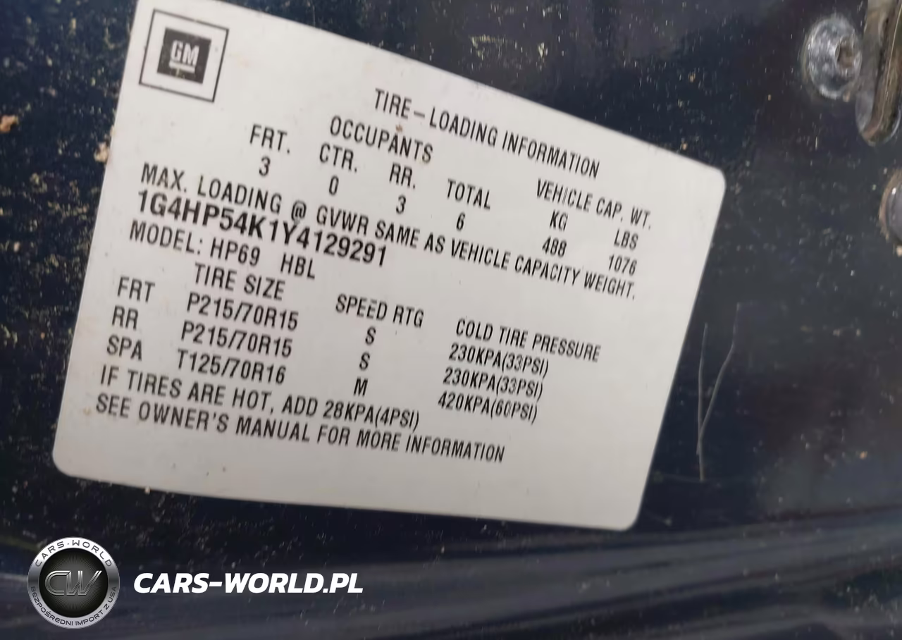 2000 Buick Lesabre Custom VIN:1G4HP54K1Y4129291 - 9