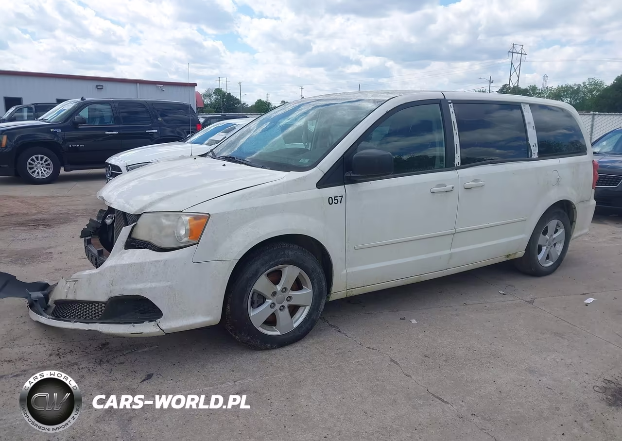 2013 Dodge Grand Caravan Se VIN:2C4RDGBG2DR569832 - 2
