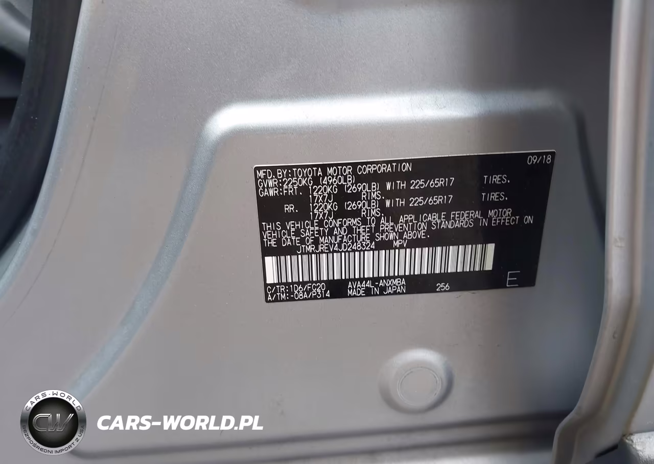 2018 Toyota Rav4 Hybrid Le VIN:JTMRJREV4JD248324 - 9