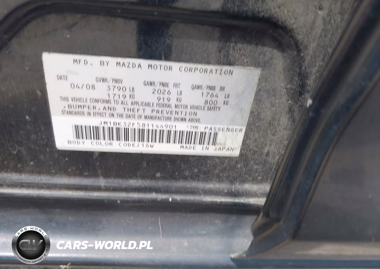 2008 Mazda Mazda3 I Touring Value VIN:JM1BK32F581144901 - 9