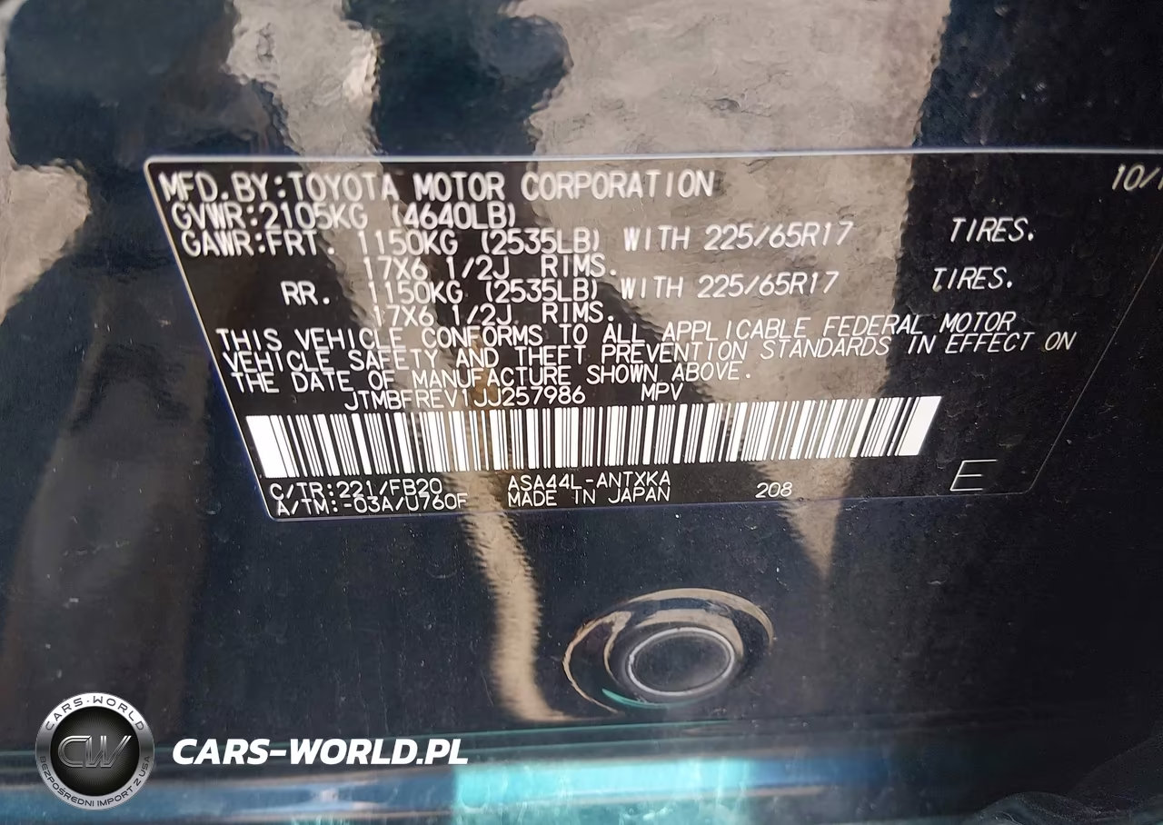 2018 Toyota Rav4 Le VIN:JTMBFREV1JJ257986 - 9