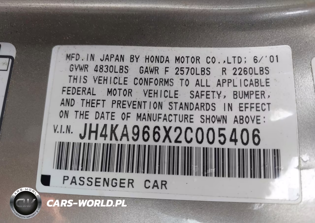 2002 Acura Rl 3.5 VIN:JH4KA966X2C005406 - 9