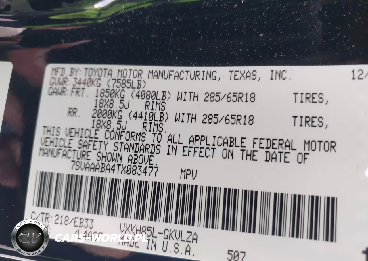 2026 Toyota Sequoia Trd Pro VIN:7SVAAABA4TX083477 - 9