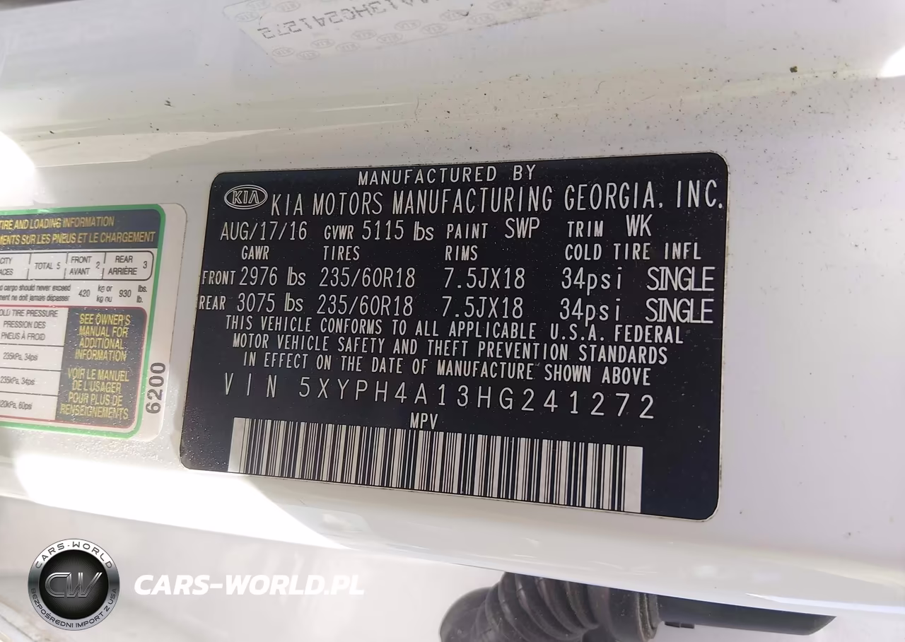 2017 Kia Sorento 2.0T Ex VIN:5XYPH4A13HG241272 - 9