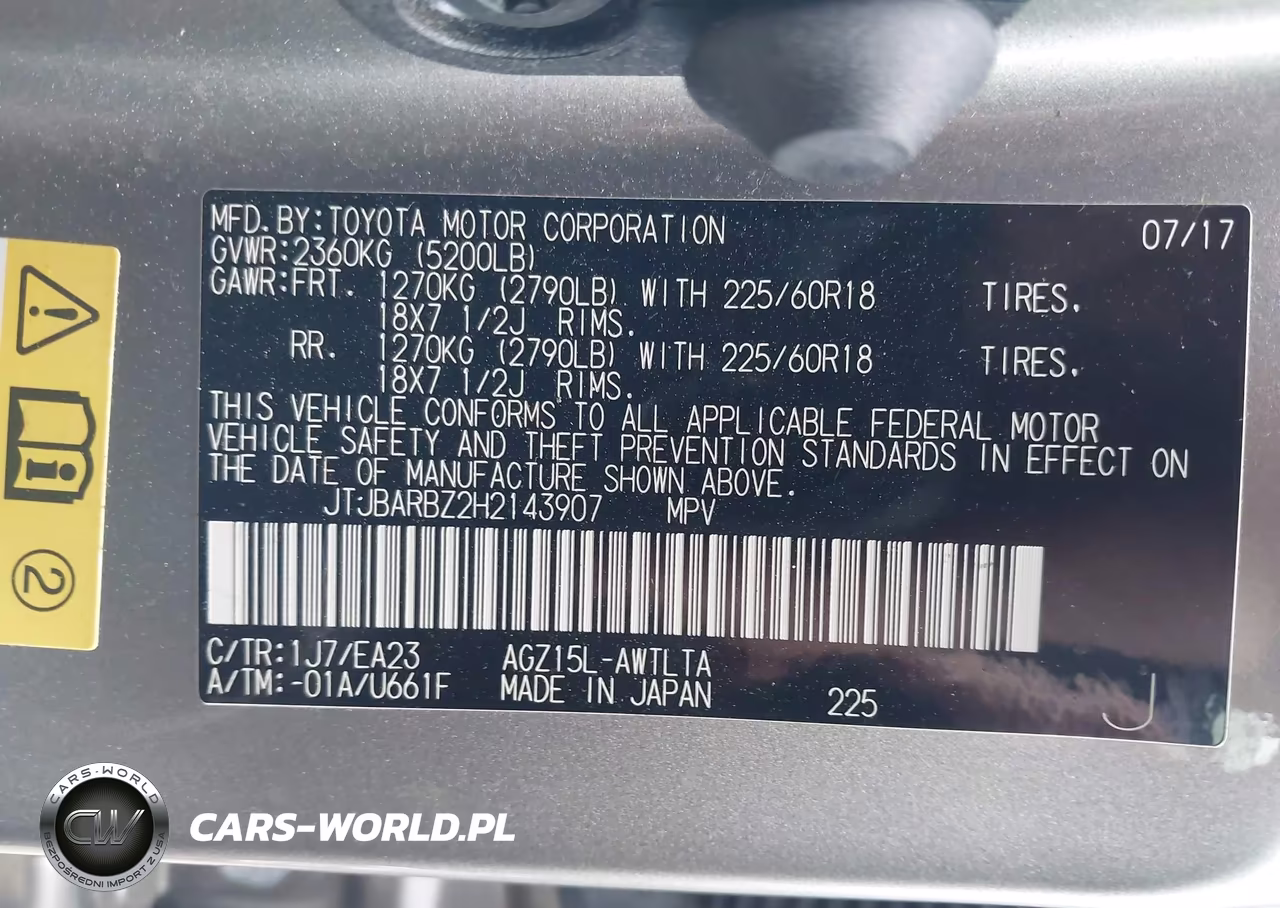 2017 Lexus Nx 200T VIN:JTJBARBZ2H2143907 - 9